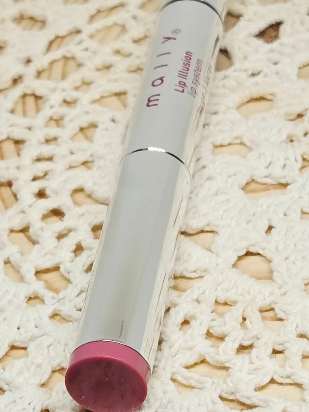 NIB Mally Lip Illusion Double Ended Lip System Stick/Powder Classic Pink